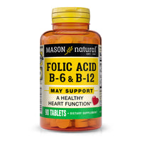Mason Natural Folic Acid B-6 And B-12 Tablets - 90 Ea