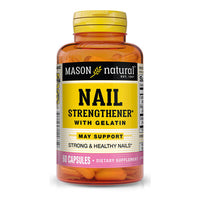 Mason Natural Nail Strengthener With Gelatin, Beauty Formula Capsules - 60 Ea
