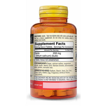Mason Natural Garlic Odor Free Tablets - 100 Ea