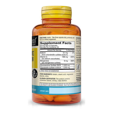 Mason Natural Glucosamine Chondroitin 1500/1200 Maximum Strength Capsules - 100 Ea