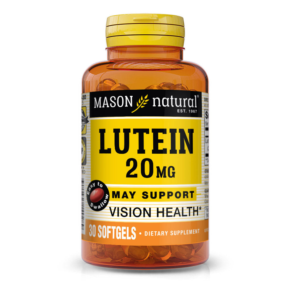 Mason Natural Lutein 20Mg Antioxidant Capsules, Extra Strength - 30 Ea