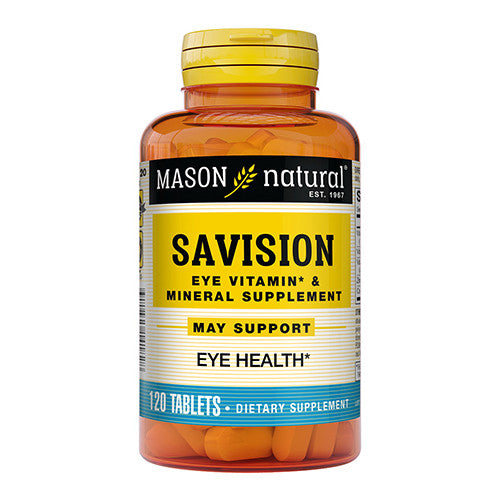 Mason Natural Savision Eye Vitamin And Mineral Supplement Tablets, Areds Formula - 120 Ea
