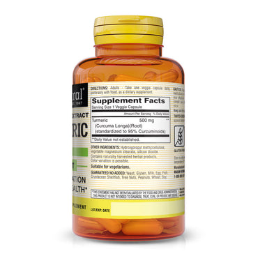 Mason Natural Turmeric Whole Body Health Veggie Capsules - 60 Ea