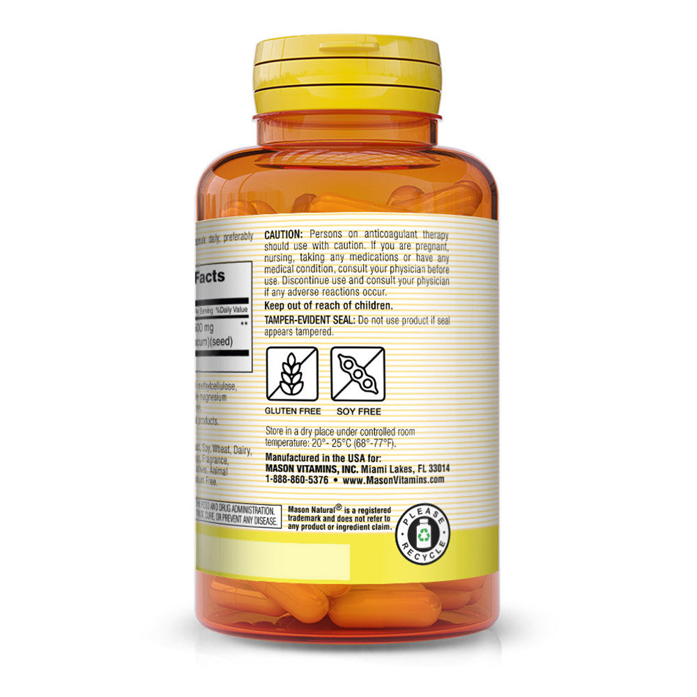 Mason Natural Fenugreek Extract Blood Sugar Health Capsules - 90 Ea