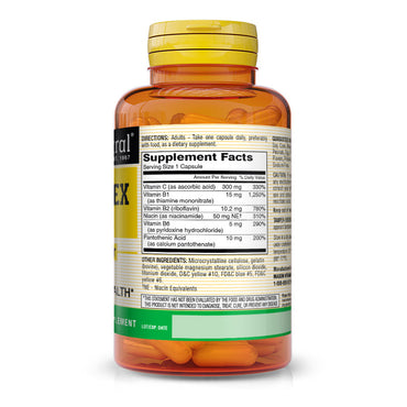 Mason Natural B Complex With Vitamin C Capsules, 100 Ea