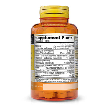 Mason Natural Daily Multiple Vitamins Compare To One A Day Essentials Tablets - 100 Ea