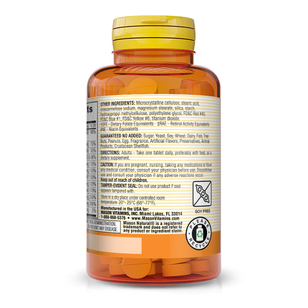 Mason Natural Daily Multiple Vitamins Compare To One A Day Essentials Tablets - 100 Ea