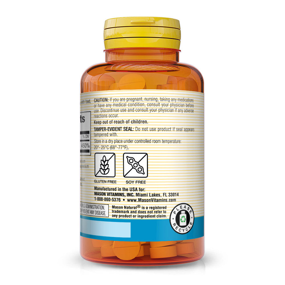Mason Natural Zinc 50 Mg Dietary Supplement Tablets - 100 Ea