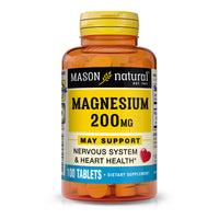 Mason Natural Magnesium 200 Mg Dietary Supplement Tablets - 100 Ea