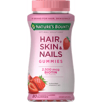 Natures Bounty Hair, Skin And Nails Gummies, Strawberry, 80 Ea