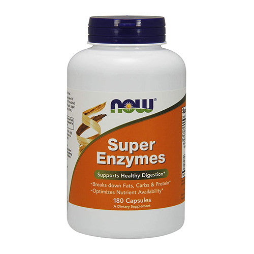 Now Foods Super Enzymes Capsules, 180 Ea
