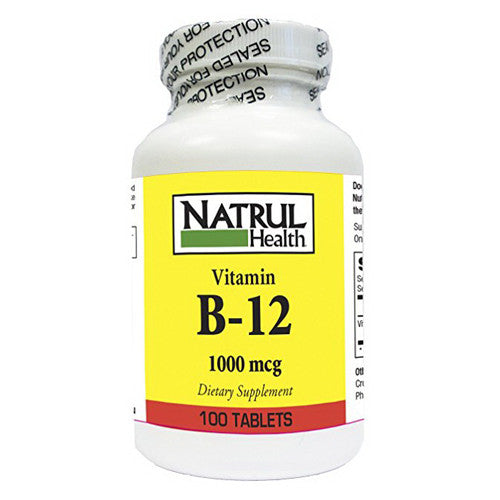 Natrul Health Vitamin B 12 1000 Mcg Tablets, 100 Ea