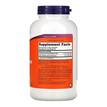 Now Foods Glucosamine & MSM Vegetarian Capsules, 240 Ea