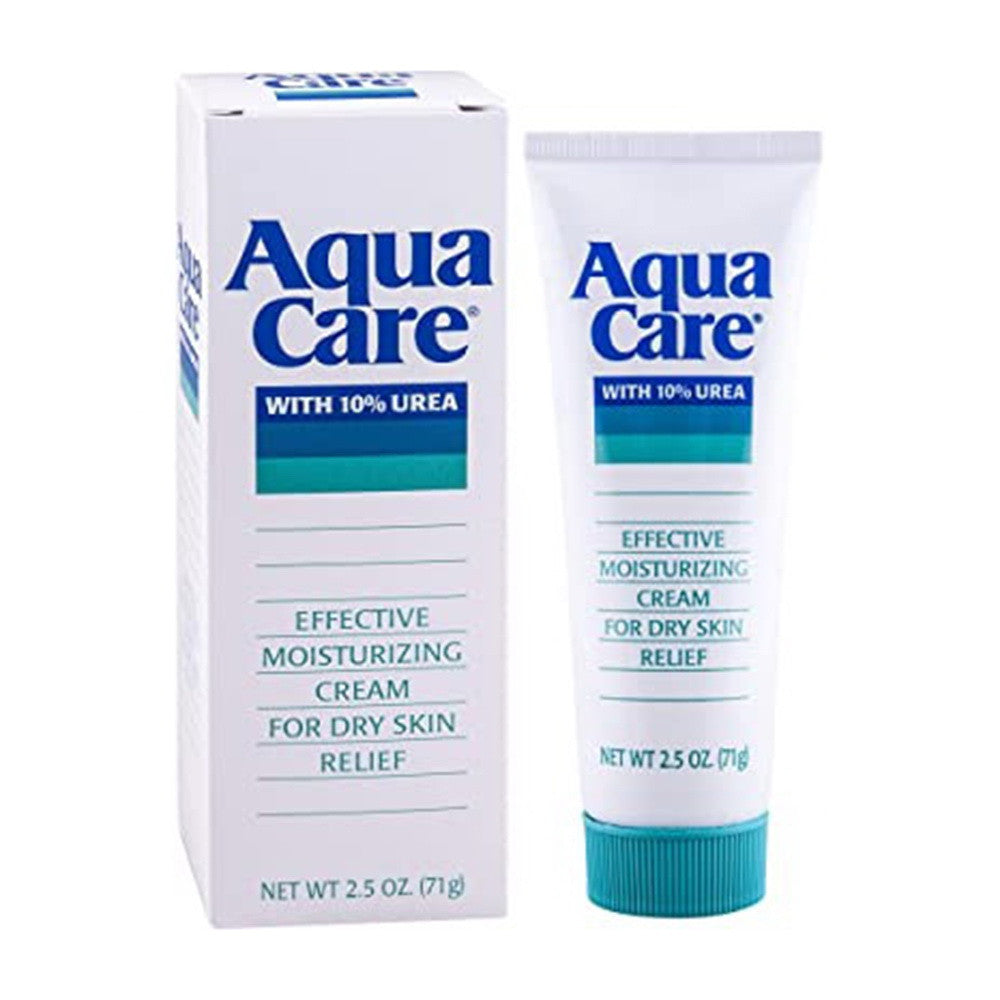 Aqua Care Cream With 10% Urea For Dry Skin, 2.5 oz, 2 Pack