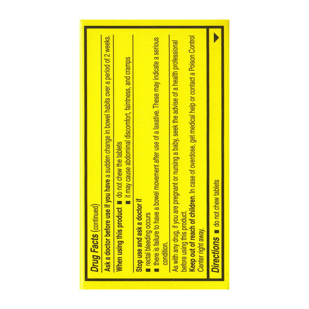 Alophen Enteric Coated Stimulant Laxative Tablets - 100 Ea