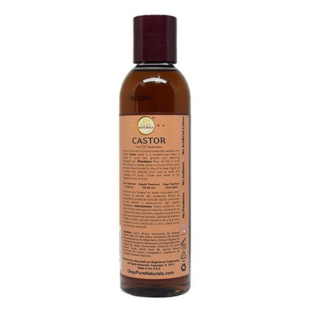 Okay Black Jamaican Castor and Hot Oil for Treatment, 6 Oz