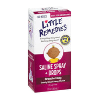 Little Remedies Saline Spray Drops For Dry Or Stuffy Noses, 1 Oz