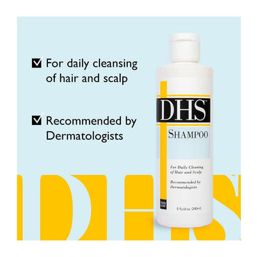 DHS Regular Hair Shampoo For Daily Cleaning Of Hair And Scalp - 8 Oz