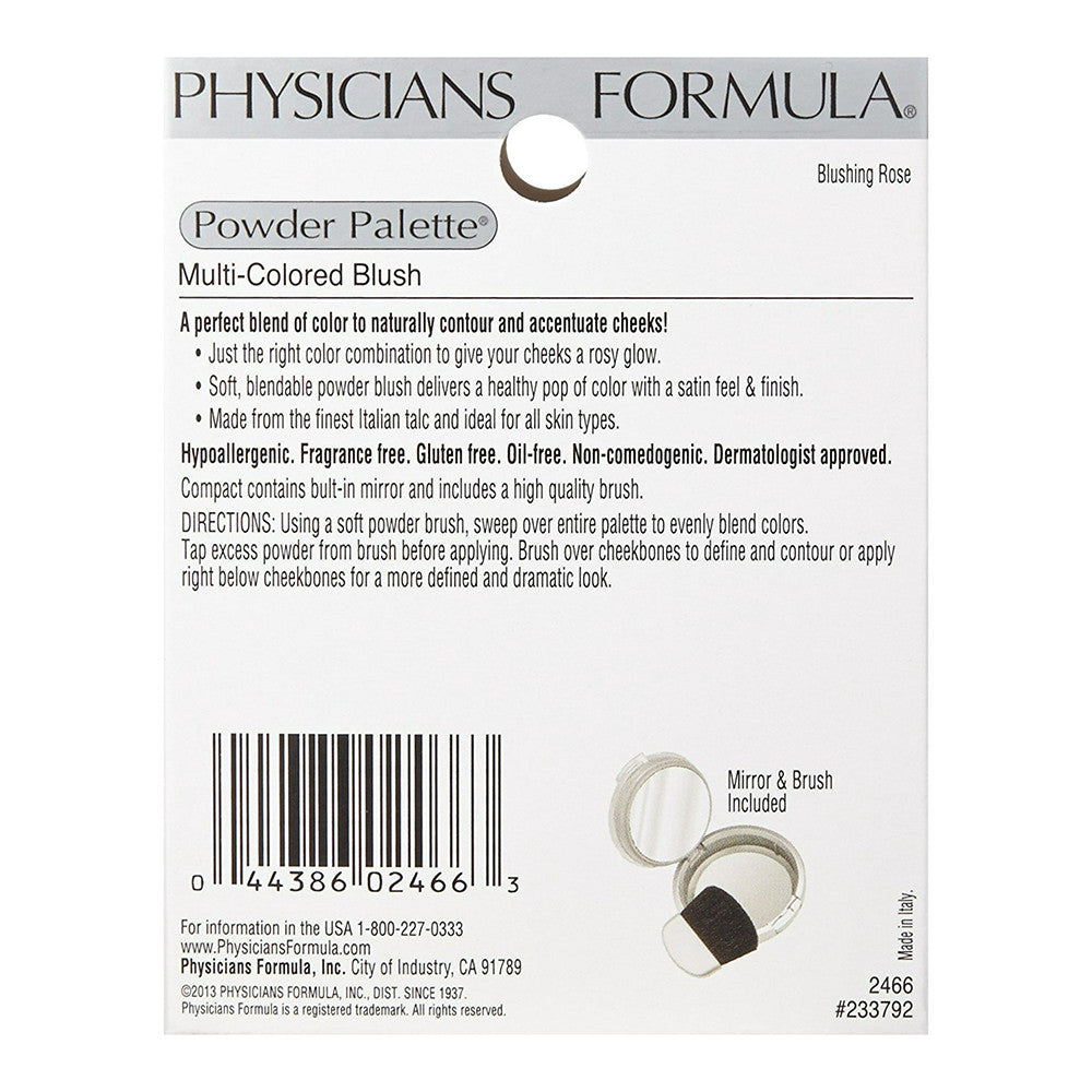 Physicians Formula Powder Palette Blush, Blushing Rose, 0.17 Oz
