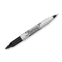 Sharpie 2pk Permanent Markers Twin Tip Black, 1 Ea