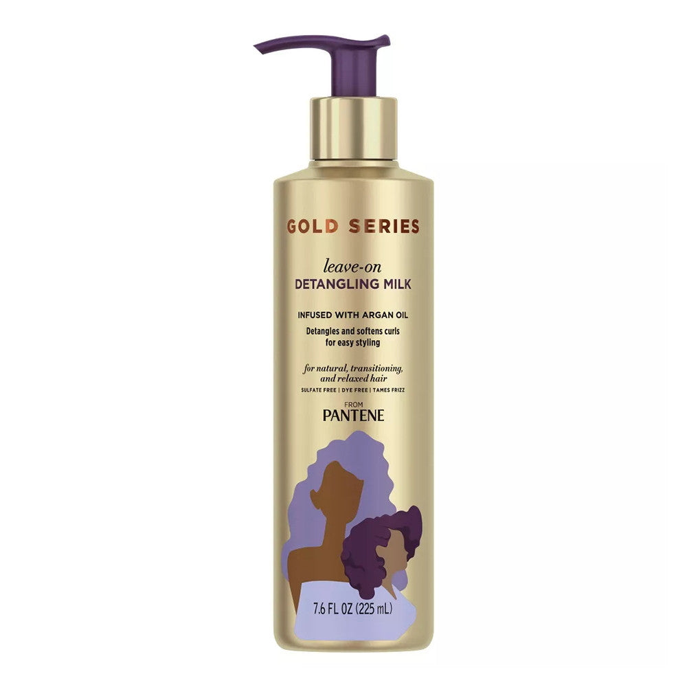 Pantene Gold Series Leave On Detangling Hair Milk, 7.6 Oz