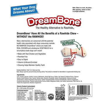 DreamBone Vegetable and Chicken Large Dog Chews, 12 Oz