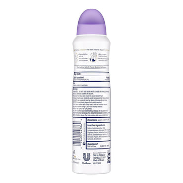 Dove Beauty Advanced Care Lavender Fresh 48-Hour Antiperspirant & Deodorant Dry Spray, 3.8 Oz