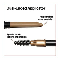 Revlon ColorStay Eyebrow Pencil with Spoolie Brush, Waterproof, 1 Ea