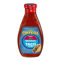 Ortega Hot Thick And Smooth Original Taco Sauce, 8 Oz