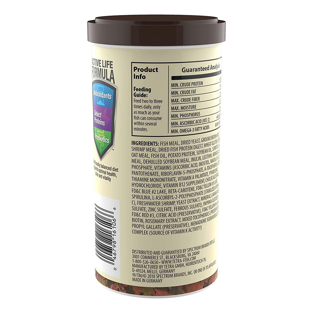 Tetra Tetra Min Tropical Flakes, Nutritionally Balanced Fish Food, 7.06 Oz