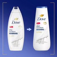 Dove Deep Moisture Nourishing Liquid Body Wash, Twin Pack, 20 Oz