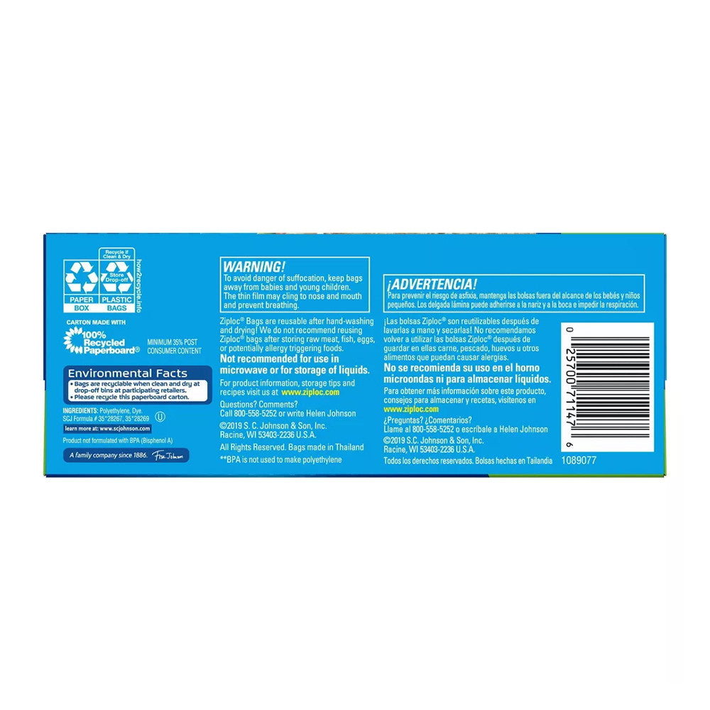 Ziploc Sandwich Bags, 90 Ct