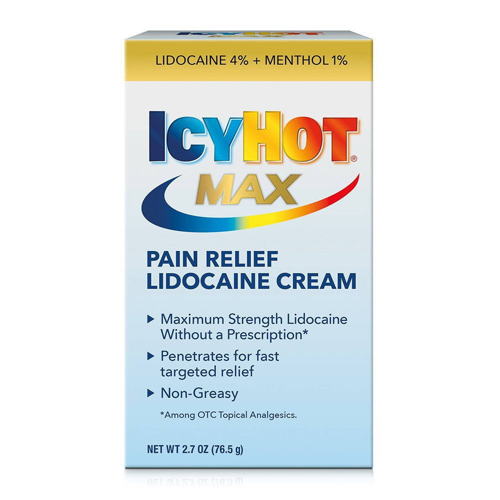 Icy Hot Cream with Lidocaine plus Menthol Cream 2.7 oz