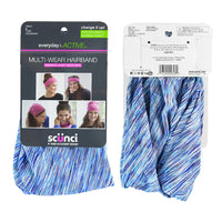 Scunci Everyday & Active Wide Multi-Wear Headwrap, Colors Vary, 1 Ea