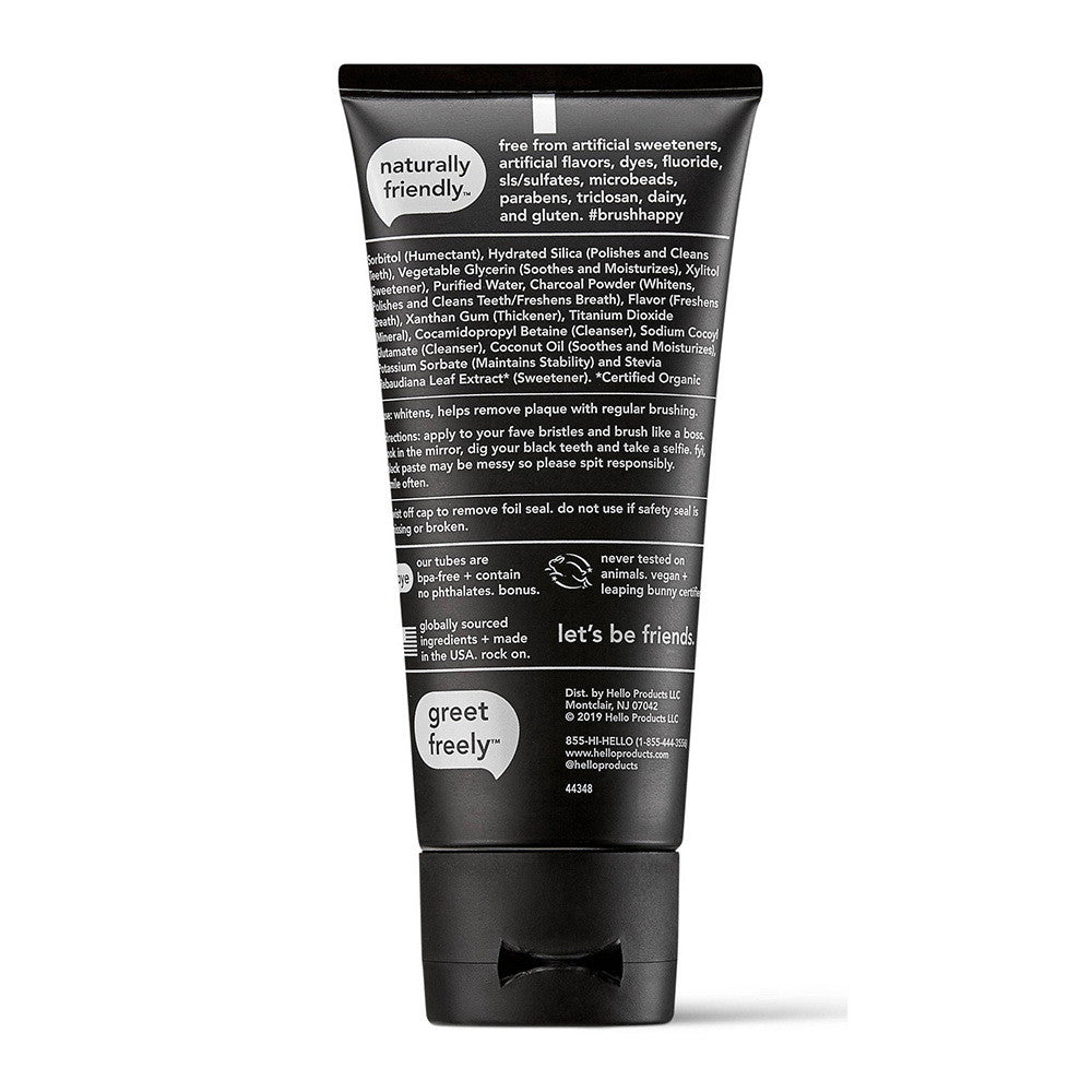 hello Activated Charcoal Epic Whitening Fluoride Free Toothpaste - 4 Oz