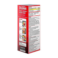 Children's Tylenol Cold + Cough + Runny Nose Medicine, Grape, 4 Oz