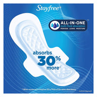 Stayfree Maxi Pads with Wings, Overnight, 28 Ea