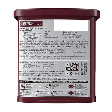 Hershey's Cocoa Naturally Unsweetened 100% Cocoa, 8 Oz