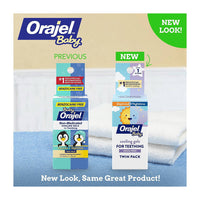 Orajel Non Medicated Daytime and Nighttime Cooling Gels for Teething, 0.18 Oz, 2 Tubes