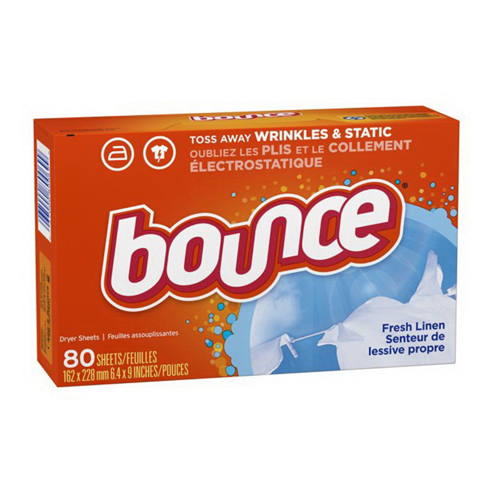 Bounce Outdoor Fresh Fabric Softener Dryer Sheets, 80 Ea