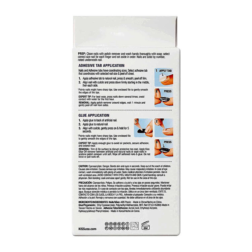 Kiss Gel Fantasy Ready-to-Wear Gel Nails - 1 Ea