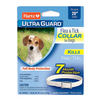 Ultra Guard Flea & Tick Collar, for Dogs, White, Fresh Scent, 1 collar