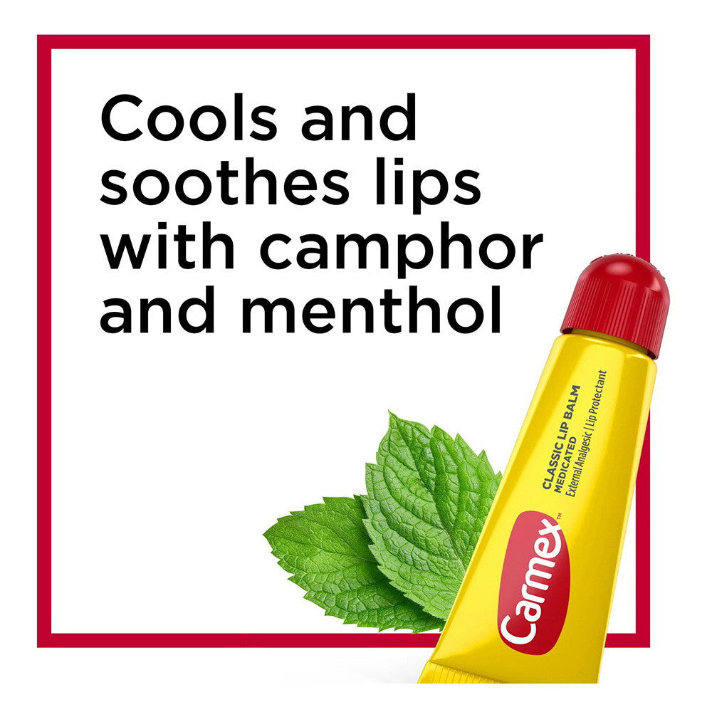 Carmex Moisturizing Lip Balm for Dry, Chapped Lips, 0.35 Oz
