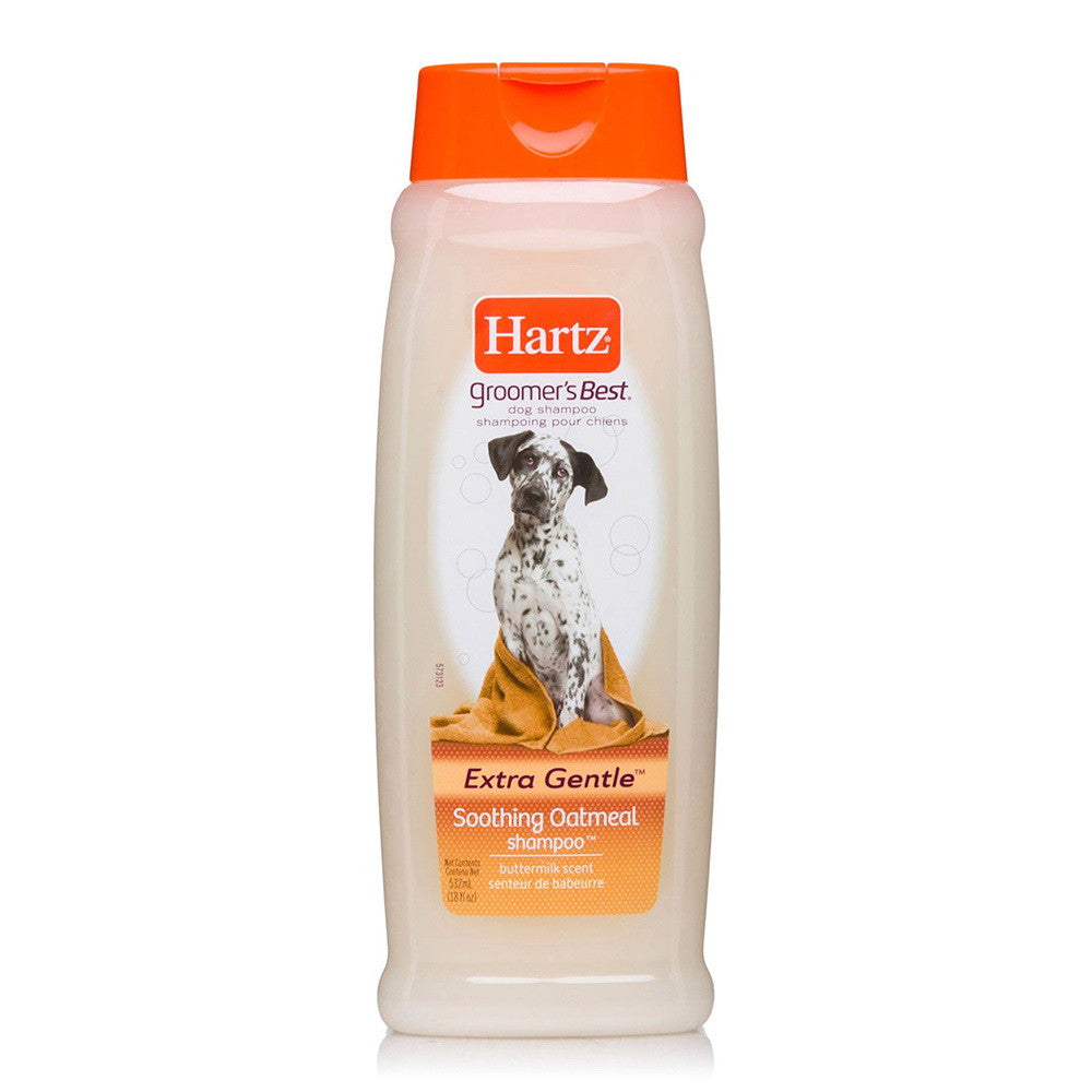 Hartz Groomers Best Oatmeal Shampoo For Dogs, Buttermilk Scent - 18 Oz