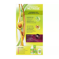 Garnier Nutrisse Ultra Color Nourishing Color Creme, BR2 Dark Intense Burgundy, 1 Ea