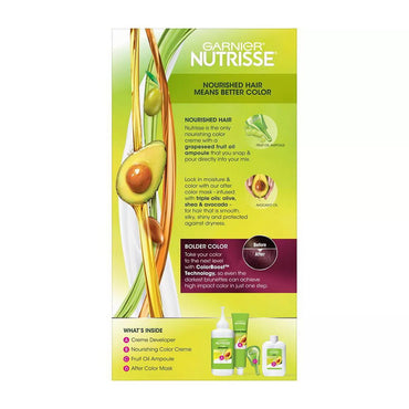 Garnier Nutrisse Ultra Color Nourishing Color Creme, BR2 Dark Intense Burgundy, 1 Ea