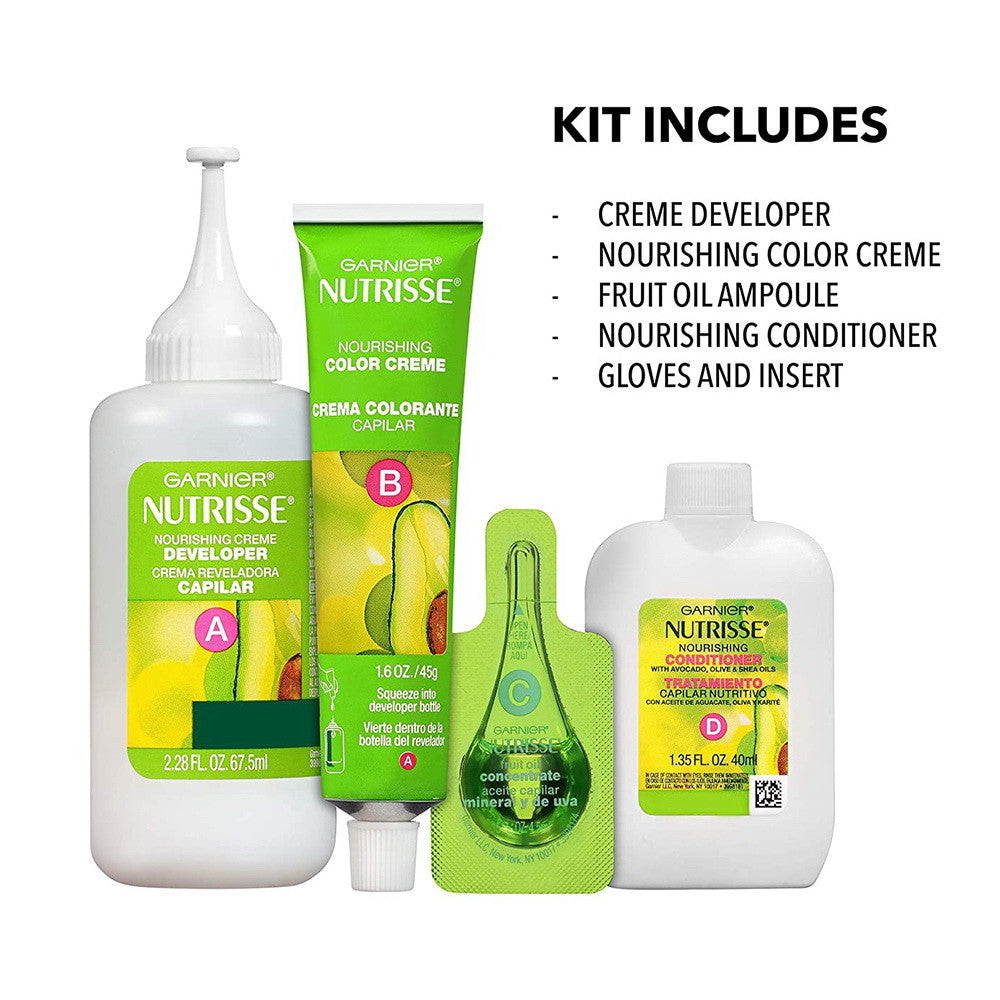 Garnier Nutrisse Ultra Color Nourishing Color Creme, BR2 Dark Intense Burgundy, 1 Ea