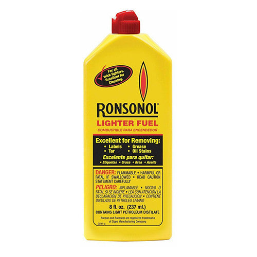 Ronsonol Lighter Fuel Excellent For Cleaning, 8 Oz