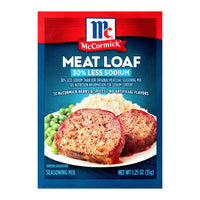 McCormick Meat Loaf Seasoning Mix 30% Less Sodium, 1.25 Oz