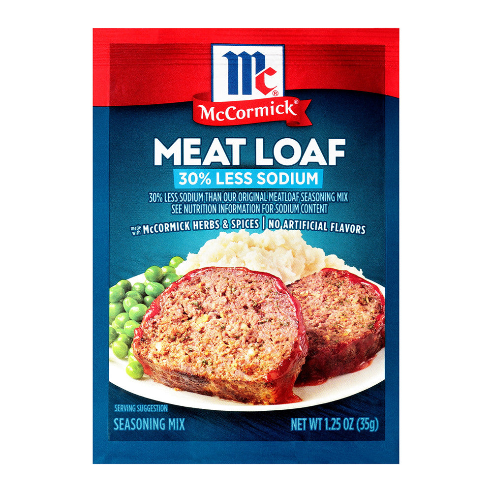 McCormick Meat Loaf Seasoning Mix 30% Less Sodium, 1.25 Oz